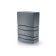 Prosperplast 1071715 - botte per pioggia 350l aqua tower grigio | 1 pz