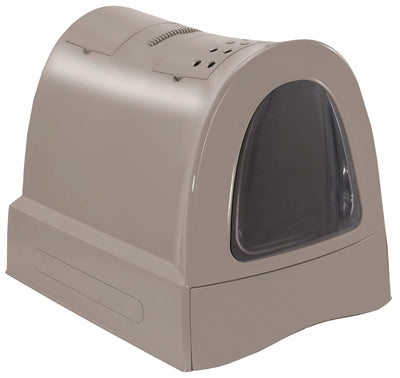 IMac Kattenbak Zuma con cassetto taupe