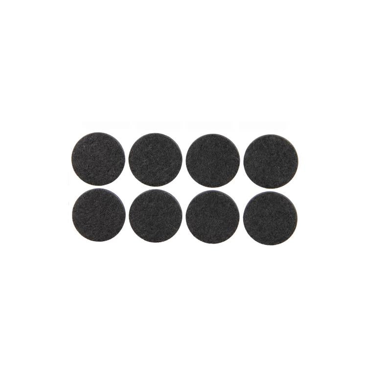 Mack 1069036 - assortimento feltro autoadesivo nero | 12 pezzi