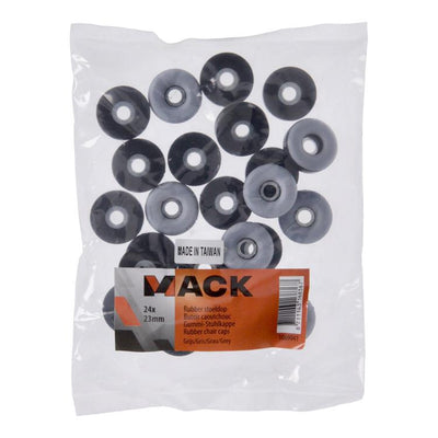 Mack 1069041 - tappo sella in gomma grigio ø 23 mm 24 pz | 6 pezzi