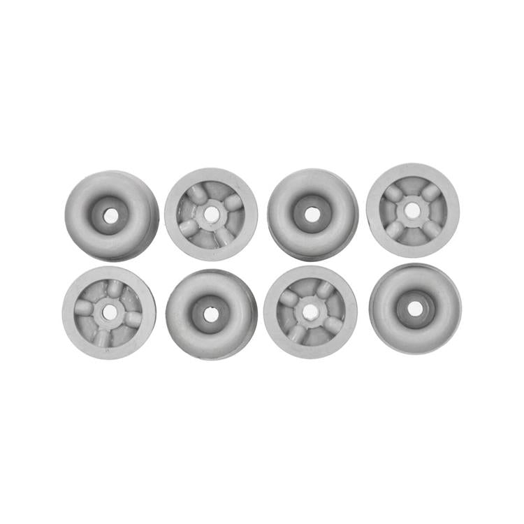 Mack 1069042 - tope de puerta goma gris 30 x 25 mm 8 piezas | 6 piezas