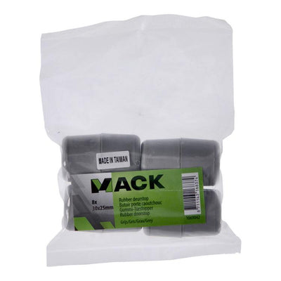 Mack 1069042 - gomma fermaporta grigia 30 x 25 mm 8 pz | 6 pezzi
