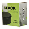 Mack 1069048 - fermaporta pesante nero alto 1,1 kg ø110mm 60mm | 6 pezzi