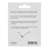 Mack 1066769 - fermasedie chiodo plastica nero ø 25 mm 8 pz | 6 pezzi