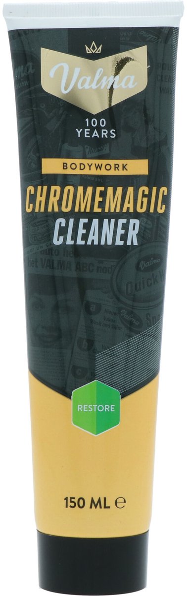 Valma chrome magic detergente per cromo - rimuove ruggine e ossidazione - dona lucentezza - per tutti i metalli - 150ml
