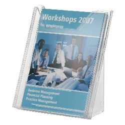 Porta brochure durevole combiboxx a4 1 pezzo