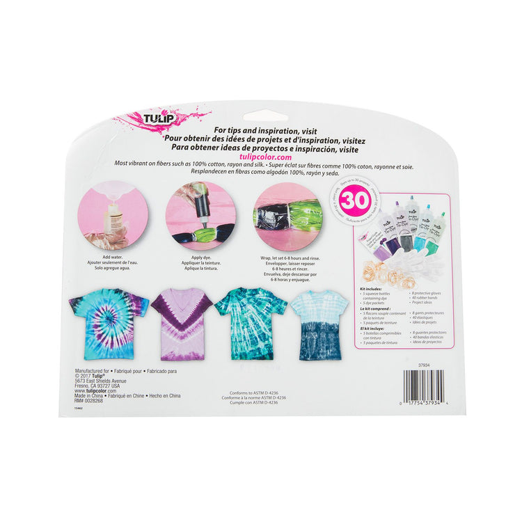 Tulip one-step tie dye tulip • tie-dye kit 5 kleuren mermaid