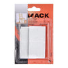 Mack 1069038 - super feltro autoadesivo bianco 34 x 34 mm 8 pz | 12 pezzi