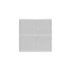 Mack 1069038 - super feltro autoadesivo bianco 34 x 34 mm 8 pz | 12 pezzi