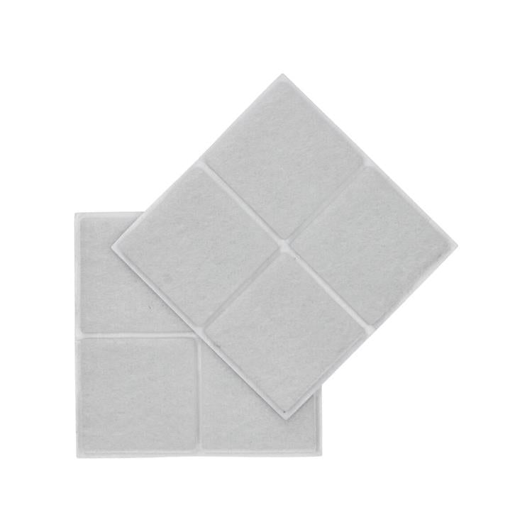 Mack 1069038 - super feltro autoadesivo bianco 34 x 34 mm 8 pz | 12 pezzi