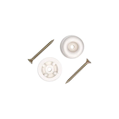 Mack 1069046 - gomma fermaporta + vite bianca 30 x 35 mm 2 pz | 6 pezzi