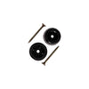 Mack 1069023 - gomma fermaporta + vite nera 30 x 35 mm 2 pz | 6 pezzi