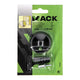 Mack 1069024 - fermaporta mezzaluna nero ø 44 mm 1 pz pz | 6 pezzi