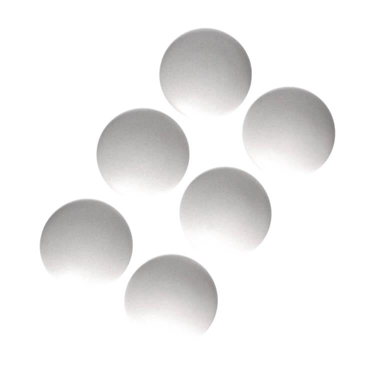 Mack 1069027 - fermaporta autoadesivo bianco ø 40 mm 6 pz | 6 pezzi