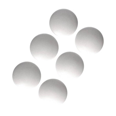 Mack 1069027 - fermaporta autoadesivo bianco ø 40 mm 6 pz | 6 pezzi