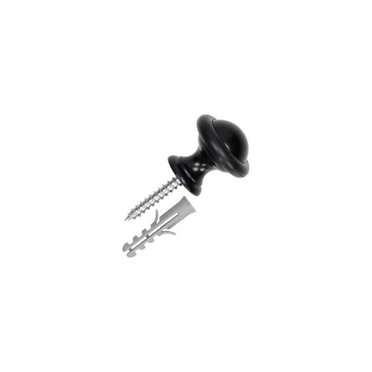 Mack 1069033 - cilindro fermaporta modello nero ø 28h28 mm 1 pz pz | 6 pezzi