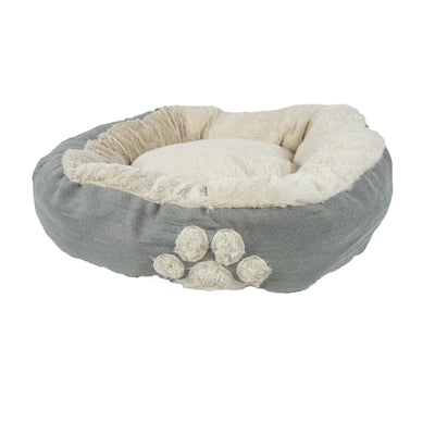 Abbracci cesto per cane ovale sordo grigio