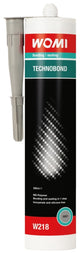 Womi technobond elastische montagelijm grijs – 290 ml – flexibel sterk – multimateriaal – professionele montage- en afdichtingslijm