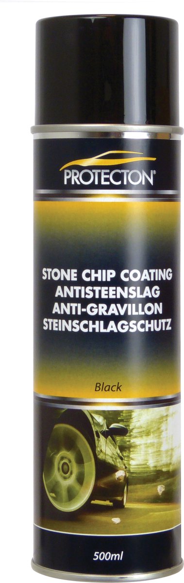 Protecton antigravilla - agente protector para piezas de carrocería - efecto anticorrosión - fonoabsorbente - repintable - negro - 500ml