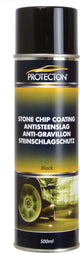 Protecton antigravilla - agente protector para piezas de carrocería - efecto anticorrosión - fonoabsorbente - repintable - negro - 500ml