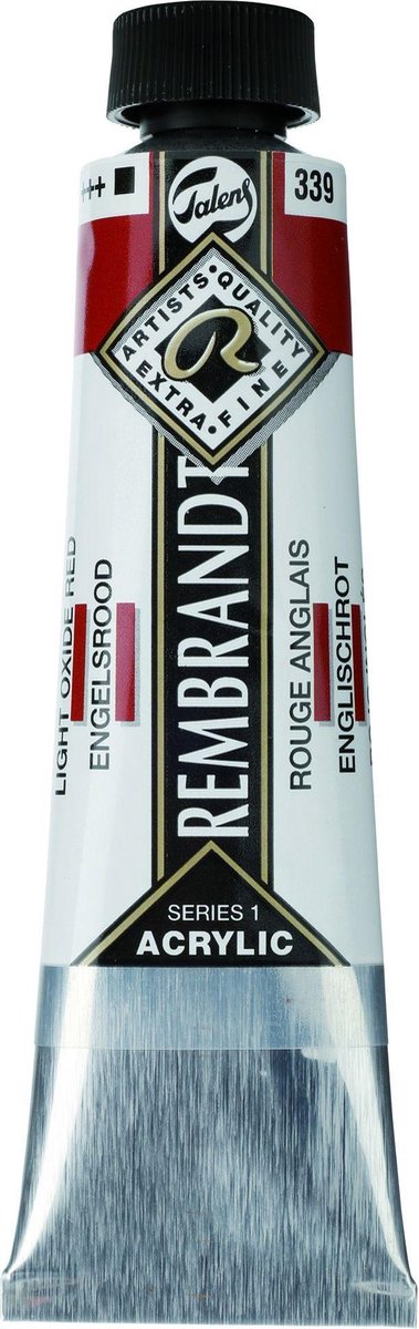 Rembrandt acryl verf serie 1 light oxide red (339)