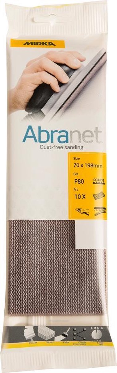 Mirka abranet eco schuurstroken 70x198mm *kleinverpakking* - p180