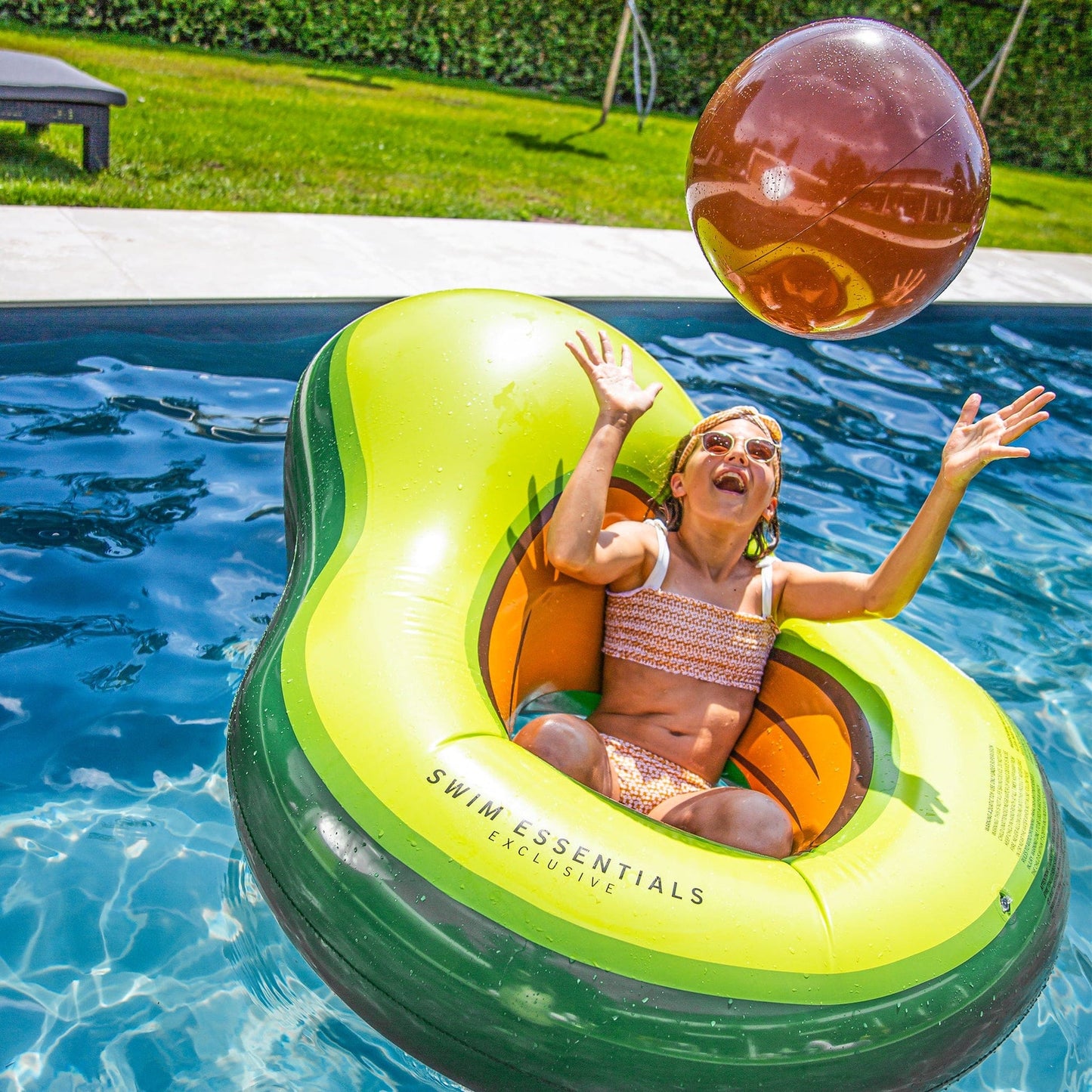 Tropical Bliss | Avocado gonfiabile incl. Palla da spiaggia