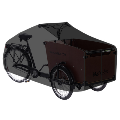 DS cubre la cubierta de bicicleta de carga carga de 3 ruedas gris
