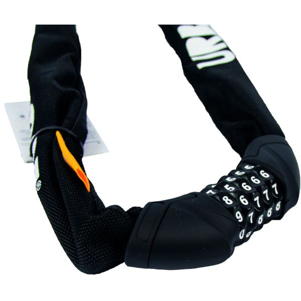 Blocco della catena urbana con codice numero 8mm*100 cm nero