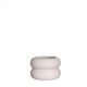 Macetero Ideas 4 estaciones gordito blanco roto ø9xh6,4cm