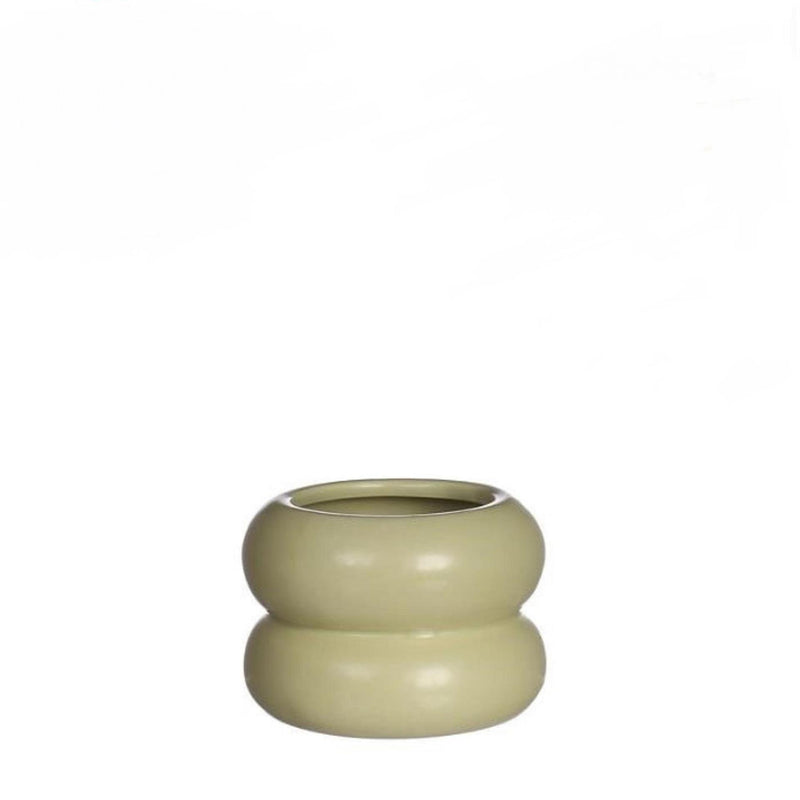Ideas 4 seasons chubby bloempot jade groen ø9xh6,4cm