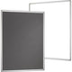 Lavagna multiboard Franken Pro, bacheca grigio bianco