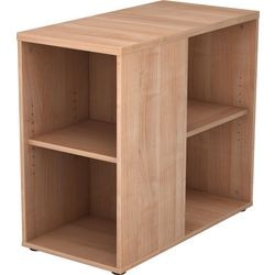 Cassettiera alta da scrivania Bach noce 40 x 80 x 72 cm