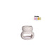 Ideas 4 estaciones chubby quemador ø10xh9cm blanco roto