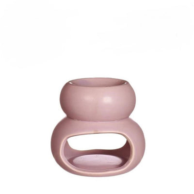 Bruciatore di profumo Ideas 4 stagioni chubby rosa ø10xh9cm