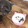 Happy pet voerbak kat polka roze creme