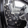 Trixie Car Say Pootprint Nylon Fleece Black Beige