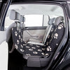 Trixie Car Say Pootprint Nylon Fleece Black Beige