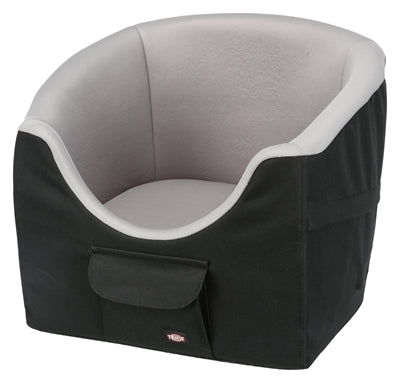 Seggiolino per auto del cesto per cani da cane trixie grigio