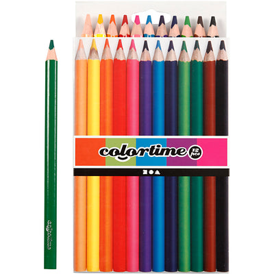 Pencille color jumbo triangolari - Colori di base, 12st.