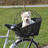 Cestino per biciclette Trixie con filo Dome sul retro nero