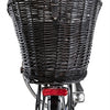 Cestino per biciclette Trixie con filo Dome sul retro nero