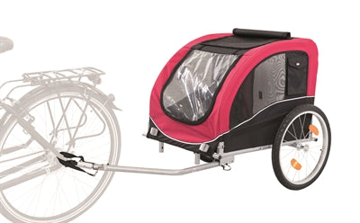 Trixie Dog Bike Cart Nero rosso