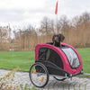 Trixie Dog Bike Cart Red negro
