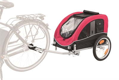 Trixie Dog Bike Cart Nero rosso