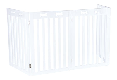 Trixie Close Fence White 4 pannelli