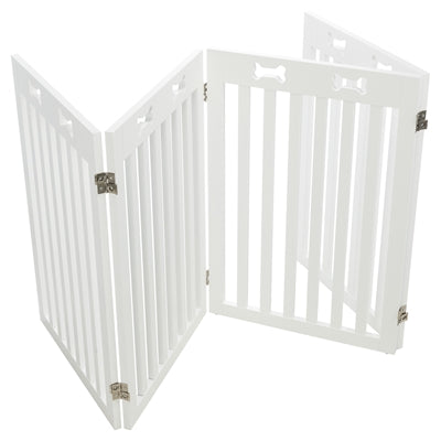 Trixie Close Fence White 4 pannelli