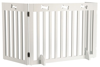 Trixie Close Fence White 3 pannelli