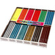 Matite colorate triangolari - Metalliche e neon, 144 °.