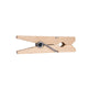 Vaessen creative • wasknijpers hout 2,5cm 24pcs naturel